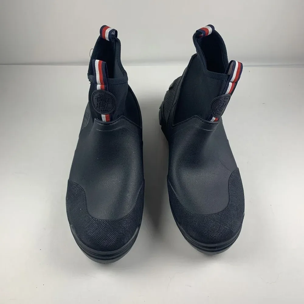 Tommy Hilfiger Candid Rain Boots Women's 10‎ Navy Casual Pull-On Ankle Boots